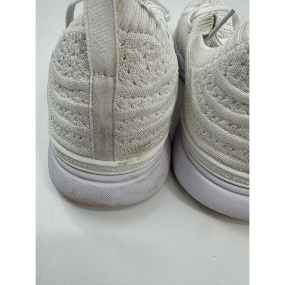 Athletic Propulsion Labs Techloom Wave White Knit Running Shoes Size 9 - Picture 5 of 10